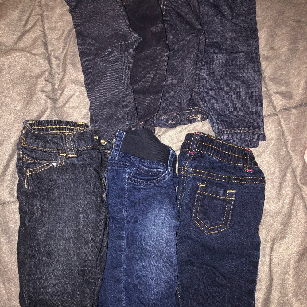 7 pairs of babygirl pants